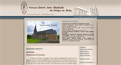 Desktop Screenshot of paroisseforgesleseaux.net